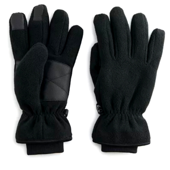 tek gear Other - NWT Men's Tek Gear Microfleece Cuffed Touchscreen Gloves